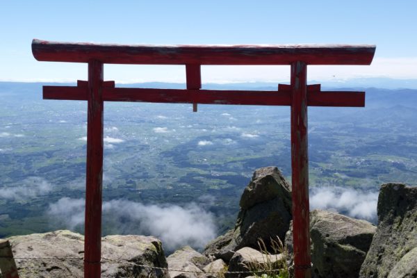 岩木山神社奥宮からの景色