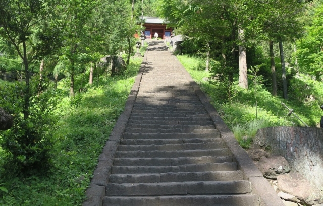 妙義神社の石段